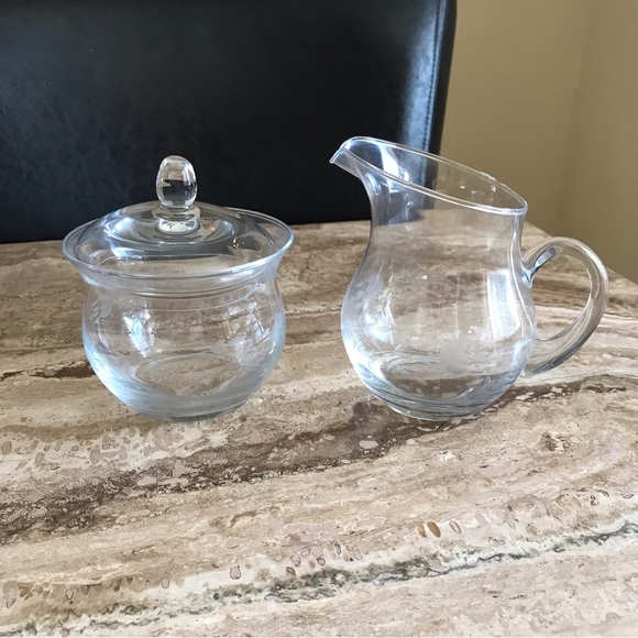 Princess House Sugar and Creamer set - Picture 1 of 11